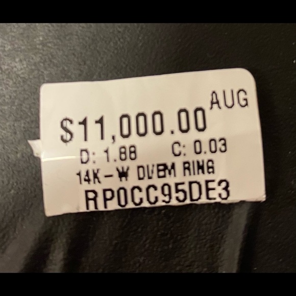 Effy Signature 14K White Gold Diamond Panther Ring - Picture 4 of 6